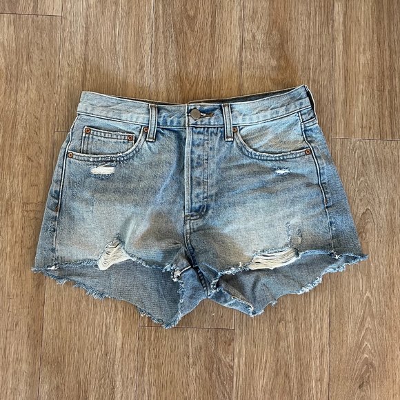 Aritzia Pants - Aritzia Denim Forum Ex-Boyfriend Short (26)